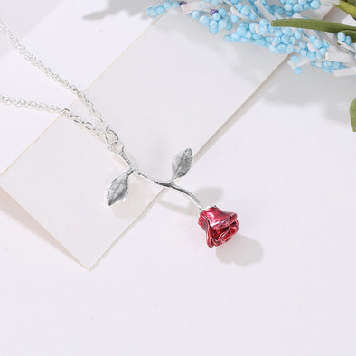 Red rose Necklace