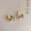 Resin Hoop Earrings