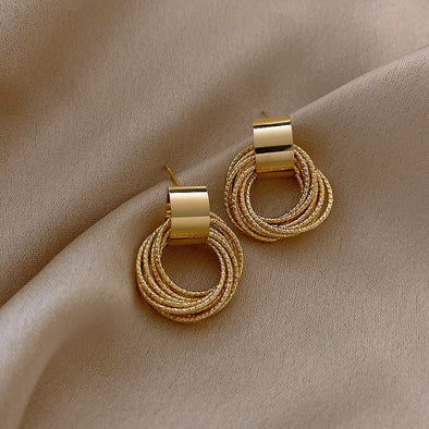 Multiple Small Circle Earrings