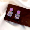 Crystal Log Earrings