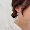 Crystal Log Earrings