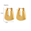 U-Shaped Lock Earrings