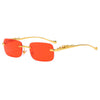 Fashion Vintage Rimless Square