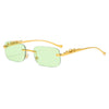 Fashion Vintage Rimless Square