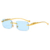 Fashion Vintage Rimless Square