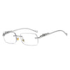 Fashion Vintage Rimless Square